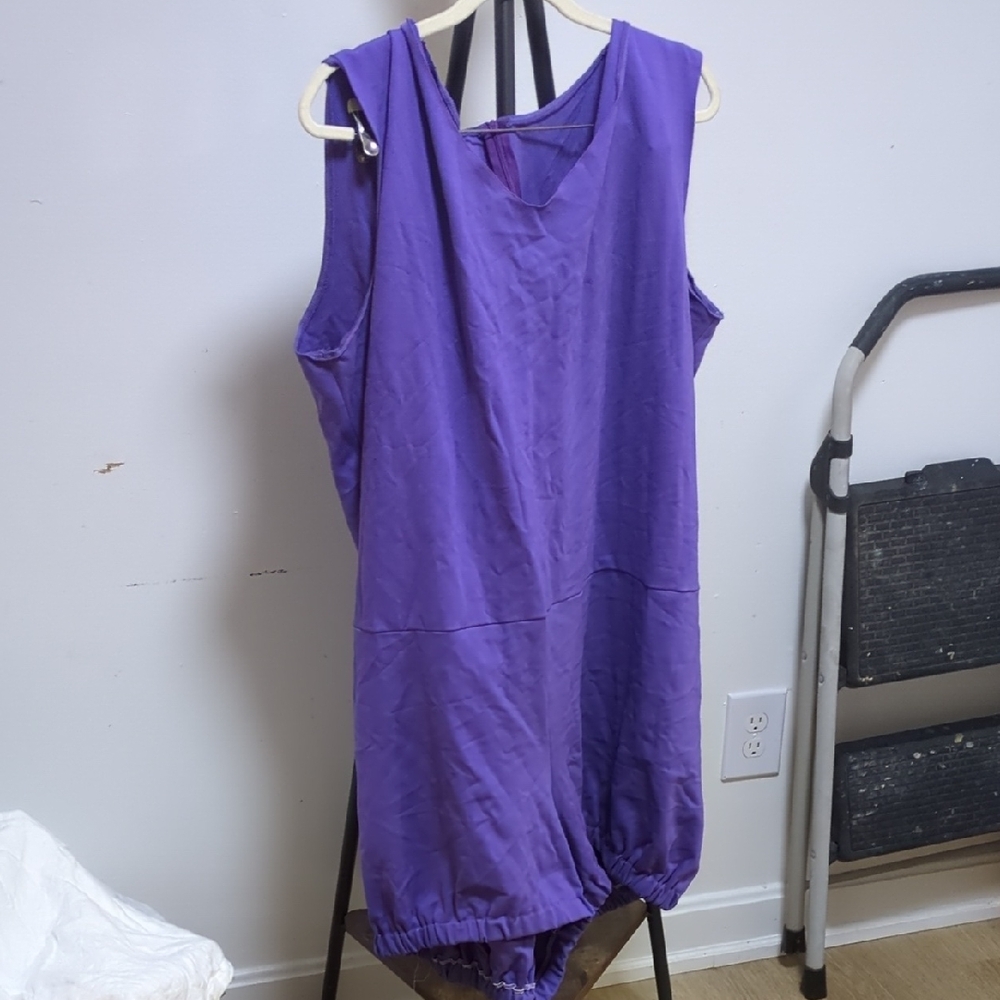 Purple‎ Sleeveless Jumpsuit